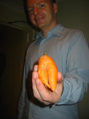 Photo: The woman carrot
